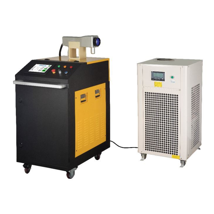 Mașină portabilă mobilă de îndepărtare a ruginii cu laser cu fibră de 500 W