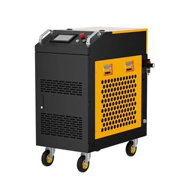 Mașină de curățat cu laser pulsat de 300 W cu răcire cu apă